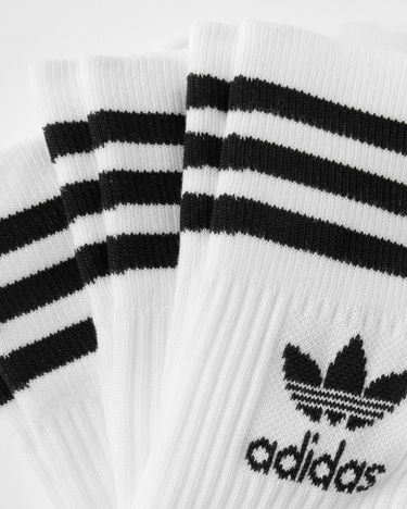 Ponožky adidas Originals Mid Cut Crew Socks 3-Pack Biela | GD3575, 2