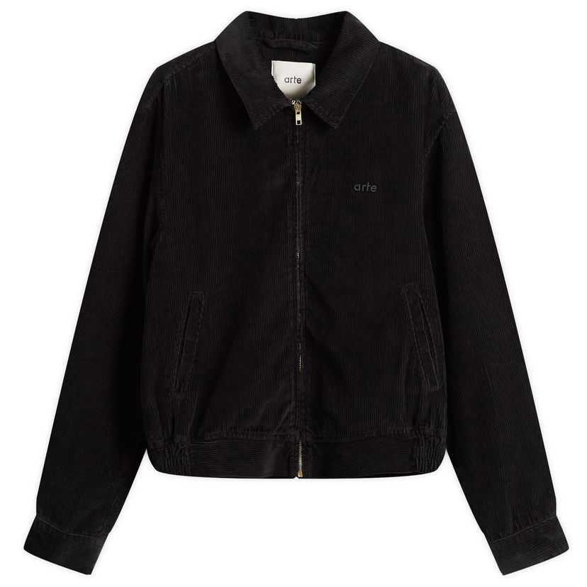 Bunda Arte Antwerp Corduroy Jacket, Size Large Čierna | AW25-009J-BLK