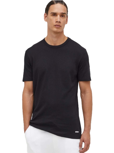 Tričko BOSS Pima-cotton Regular-fit T-shirt Čierna | 50480434