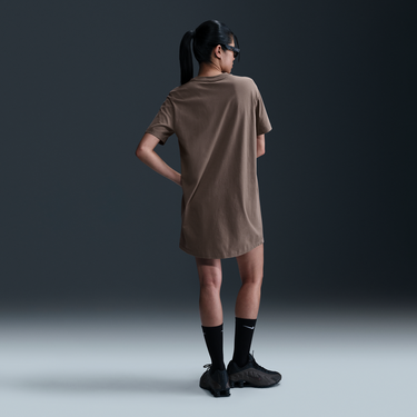 Tričko Nike Sportswear Chill Knit Relaxed Fit T-Shirt Dress Hnedá | DV7882-233, 4