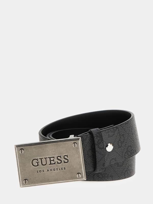 Opasok GUESS Vezzola 4G Logo Belt Čierna | BM7778P3435, 0