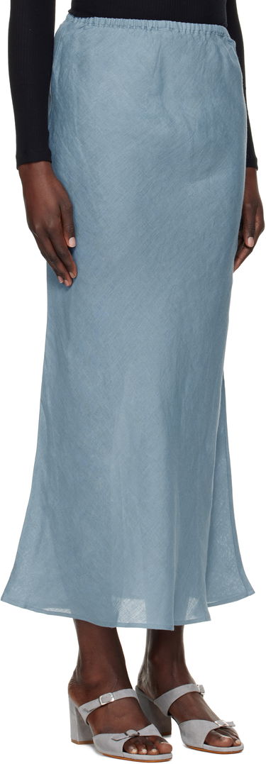 Sukňa Baserange Maxi Linen Skirt Modrá | SKDY-SL-SP25, 1