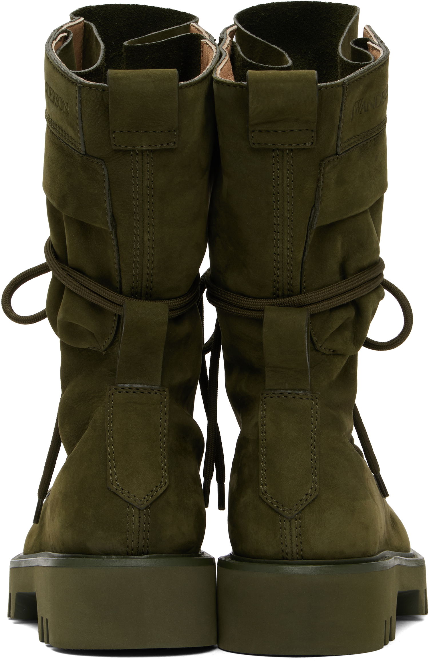 Oblečenie JW Anderson JW Anderson Combat Leather Boots Zelené | BT0100-LA0258, 1