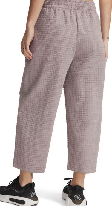 Tepláky Under Armour Under Armour Unstoppable Fleece Grid Crop Pants Fialová | 1386492-015, 1
