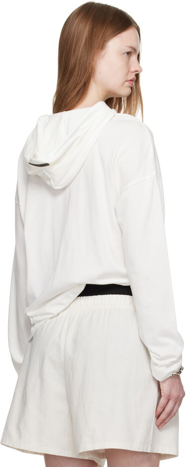 Mikina Fear of God Fear of God ESSENTIALS Long Sleeve Hoodie Biela | 125SP257174FW, 2