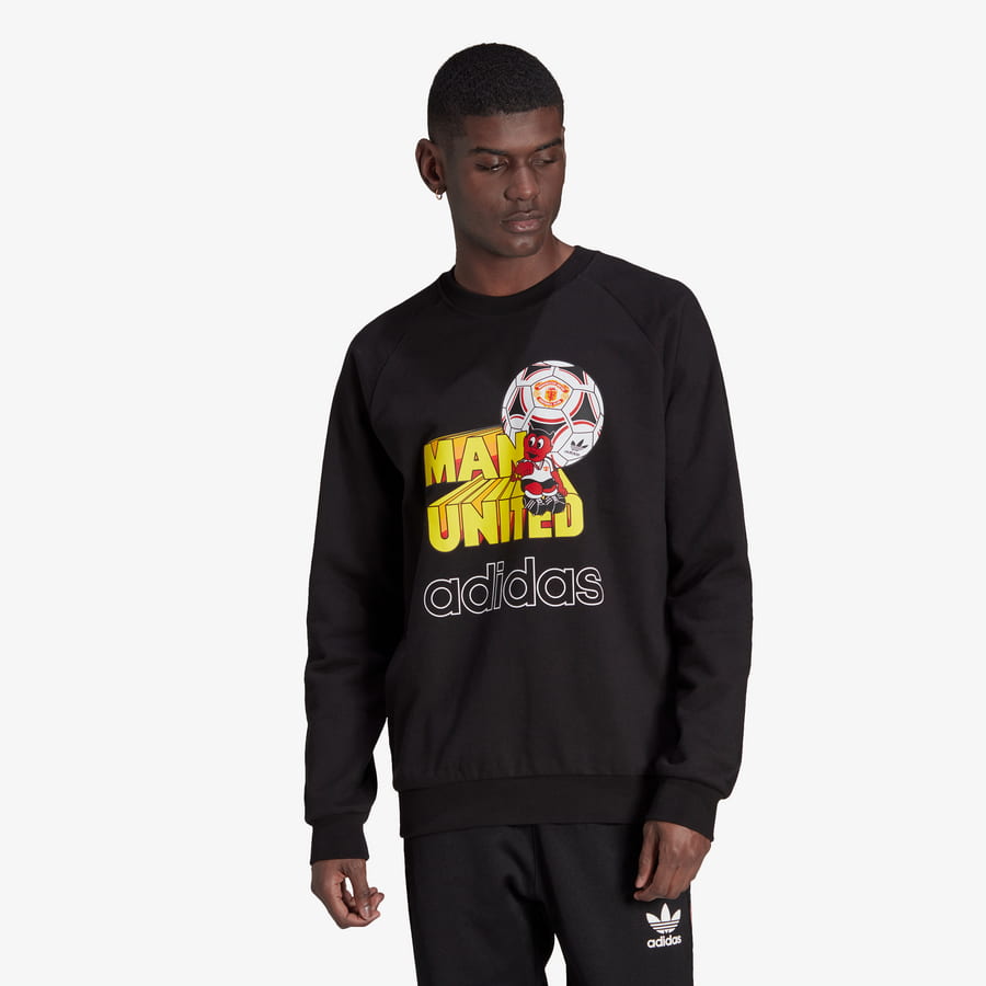 Mikina adidas Originals Manchester United GR Crewneck Čierna | HP0456, 0