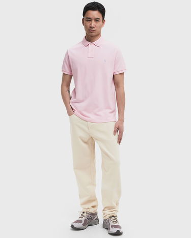 Polo tričko Polo by Ralph Lauren Polo Ralph Lauren Custom Slim Fit Mesh Polo Shirt XXL Ružová | 710680784424, 1