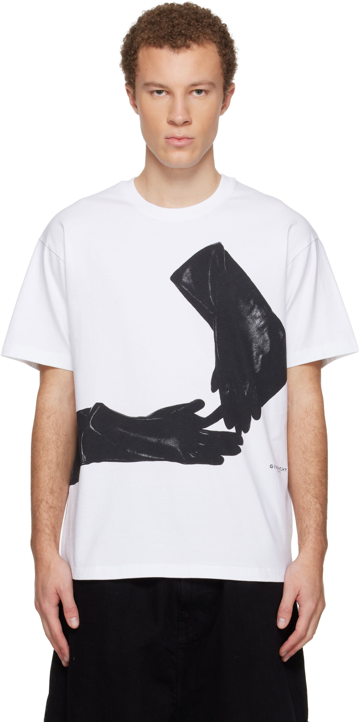 Tričko Givenchy Surrealism Print T-shirt Biela | BM71NK3YSX100, 0