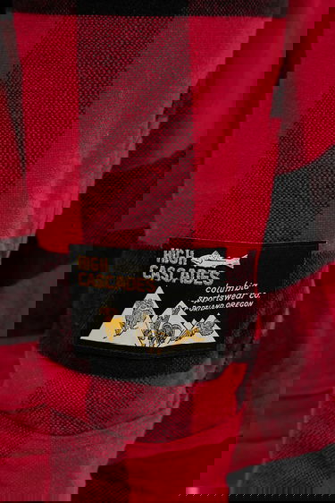 Bunda Columbia High Cascades Shirt Jacket Červená | 2138401, 4