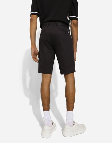 Šortky Dolce & Gabbana Men's Solid Black Casual Shorts Čierna | GY6GMTFUFHVB0665, 3