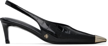 Tenisky a topánky Anine Bing Croc-Embossed Slingback Pumps Čierna | A-14-10397-010, 0