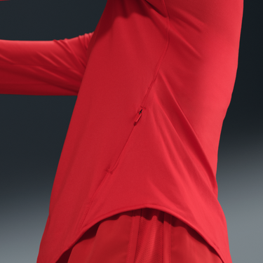 Tričko Nike Swift Dri-FIT UV Long Sleeve Running Crew Neck T-Shirt Červená | HQ0503-696, 4