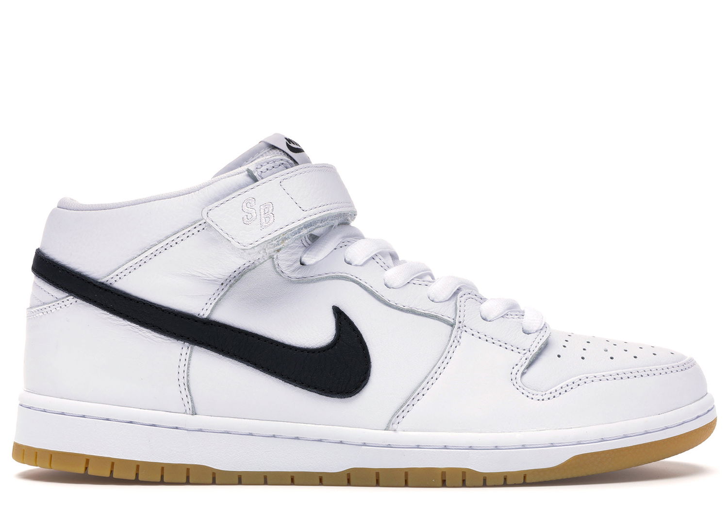 Tenisky a topánky Nike SB SB Dunk Mid Orange Label White Biela | CD6754-100, 0