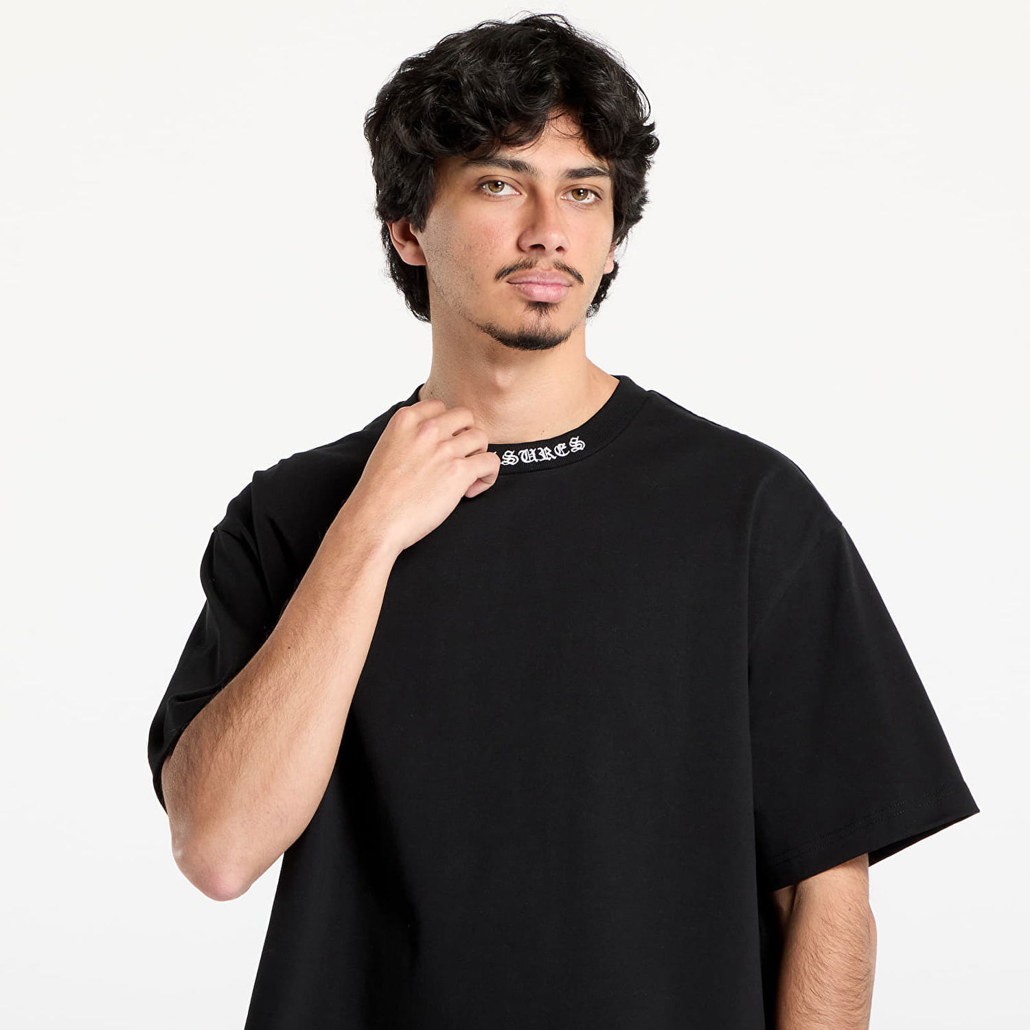 Tričko Pleasures PLEASURES Sorrow Heavyweight T-Shirt Čierna | P25SU022 BLACK, 1
