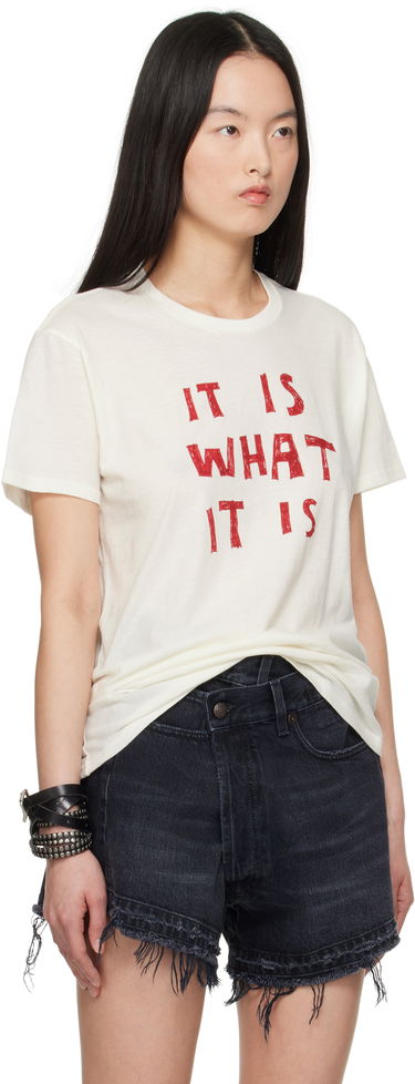 Tričko R13 R13 'It Is What It Is' Boy T-Shirt Biela | R13WK001-K122B, 1