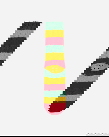 Ponožky KAPITAL Rainbowy Happy Heel Socks Rôznofarebný | EK-1365XS 1, 0