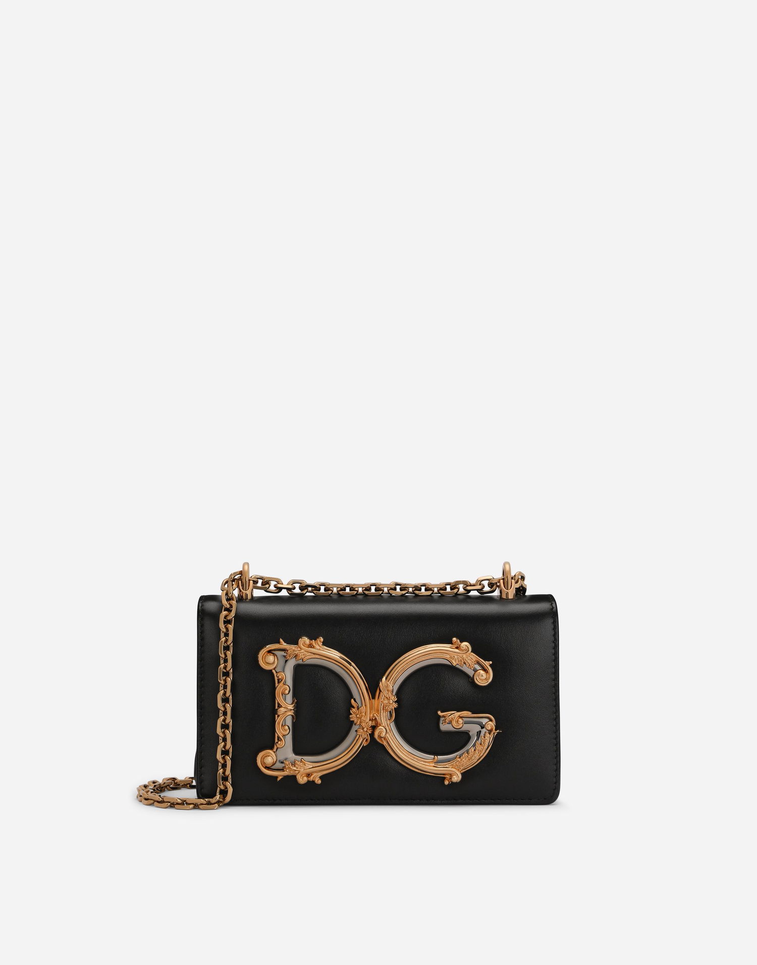 Kabelka Dolce & Gabbana Dolce & Gabbana DG Girls Calfskin Phone Bag Čierna | BI1416AW07080999, 0