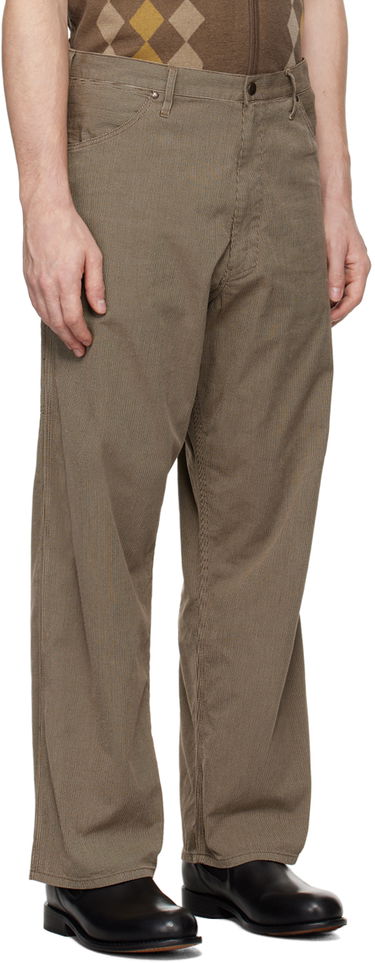 Nohavice BEAMS BEAMS PLUS Painter Trousers Hnedá | 3824-0246-791, 1