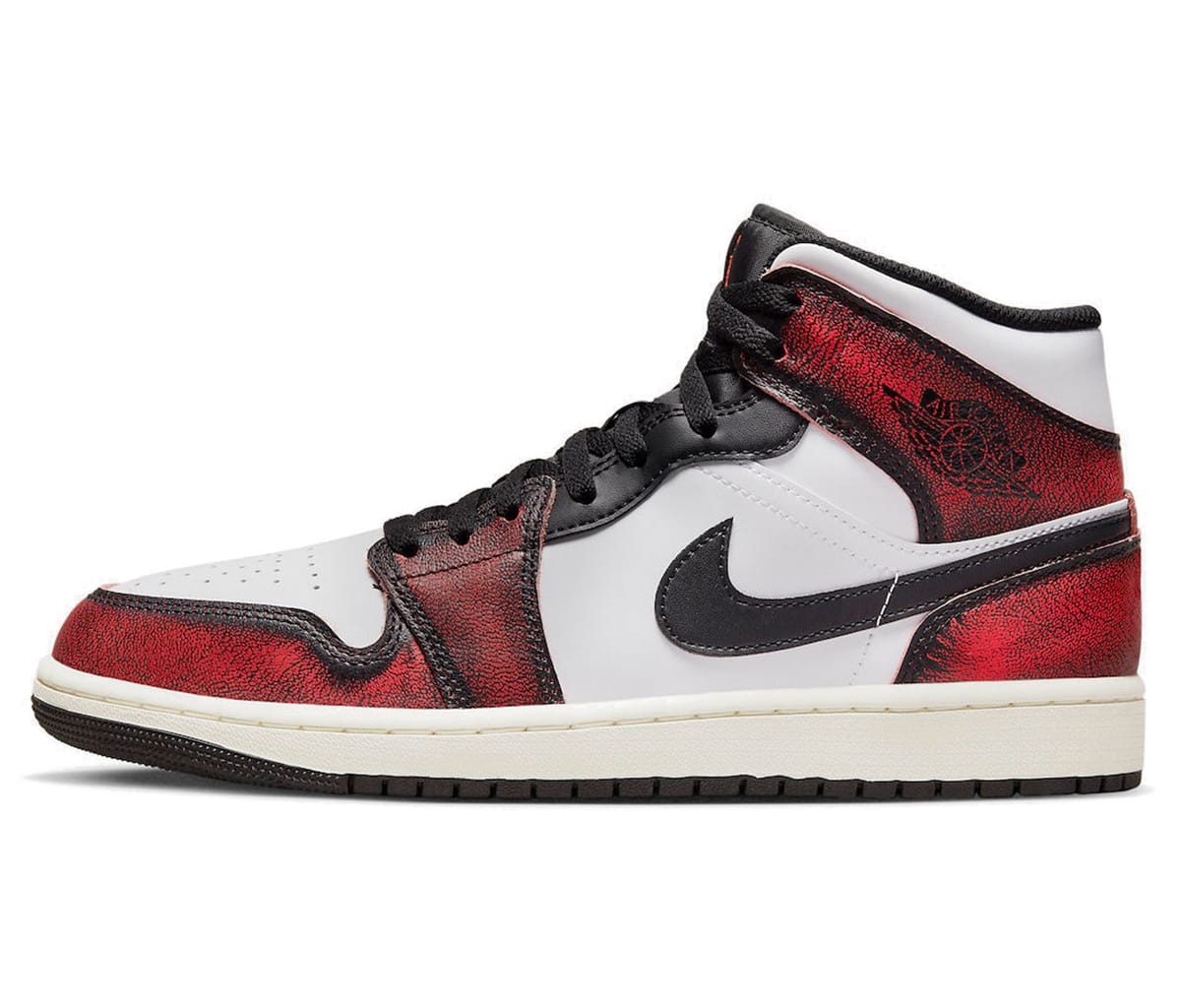 Tenisky a topánky Jordan Air Jordan 1 Mid SE "Wear-Away" Červená | DV9565-006, 0