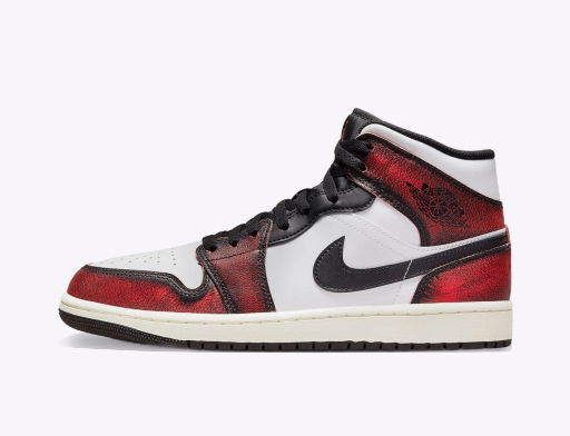 Tenisky a topánky Jordan Air Jordan 1 Mid SE "Wear-Away" Červená | DV9565-006