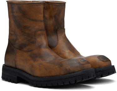 Oblečenie Acne Studios Acne Studios Leather Boots Hnedá | BD0337-, 3