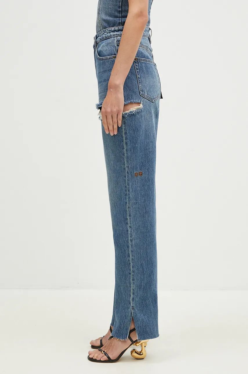 Džínsy Ksubi High Waist Ripped Jeans Modrá | WFA24DJ001, 1