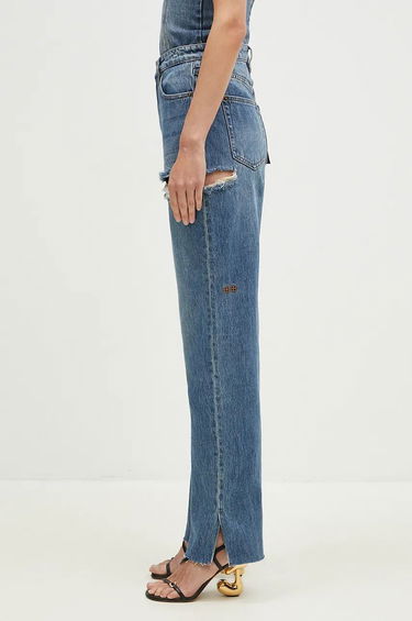Džínsy Ksubi High Waist Ripped Jeans Modrá | WFA24DJ001, 1