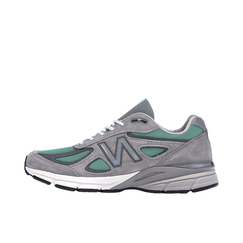 Tenisky a topánky New Balance Foot Locker x Distinct Life x 990v4 Detroit The Isle "Grey/Green" Šedá | M990GL4