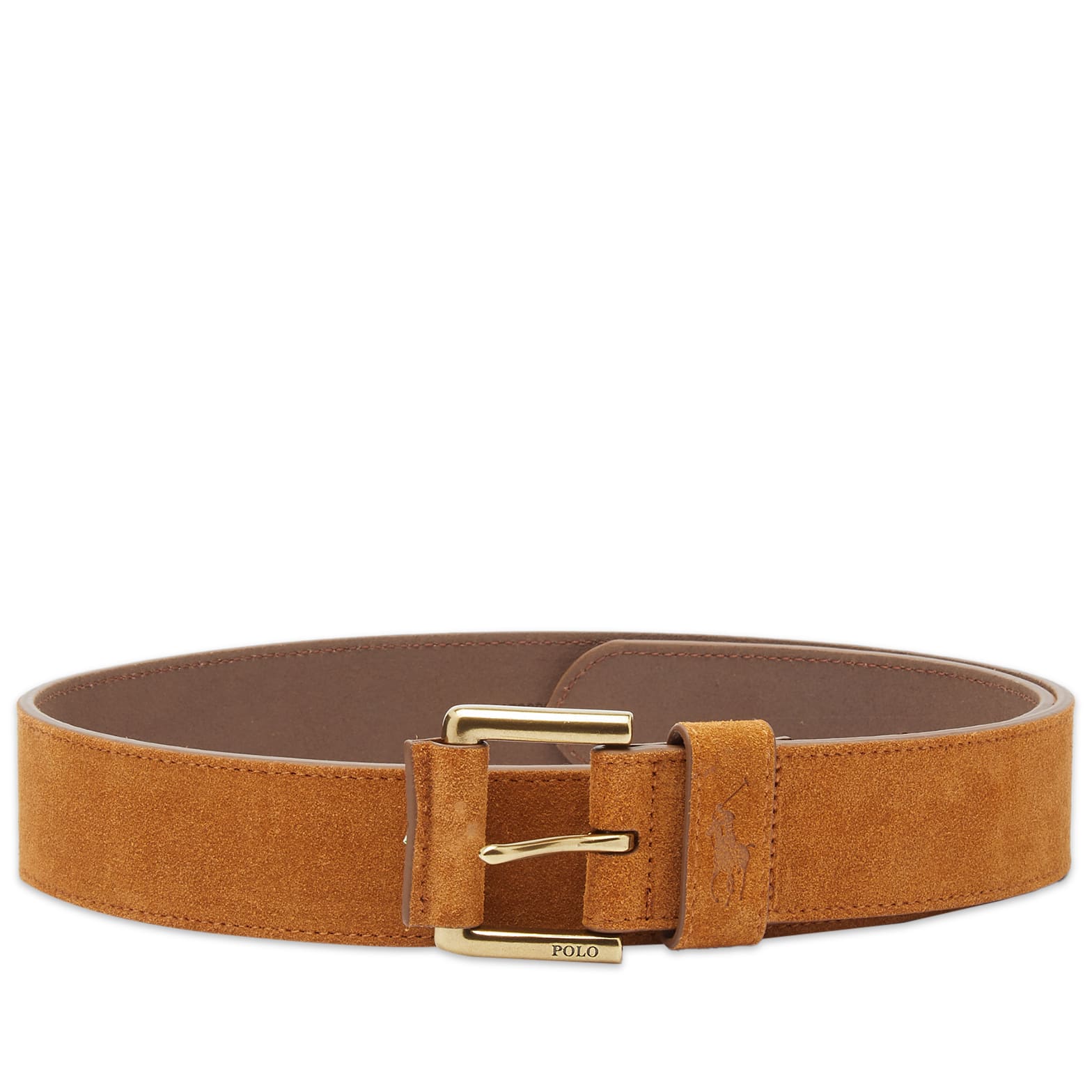 Suede Belt Tan