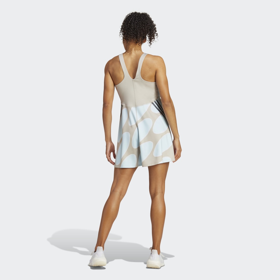 Šaty adidas Originals x Marimekko Run Icons 3-Stripes Dress Zelené | HR8202, 1