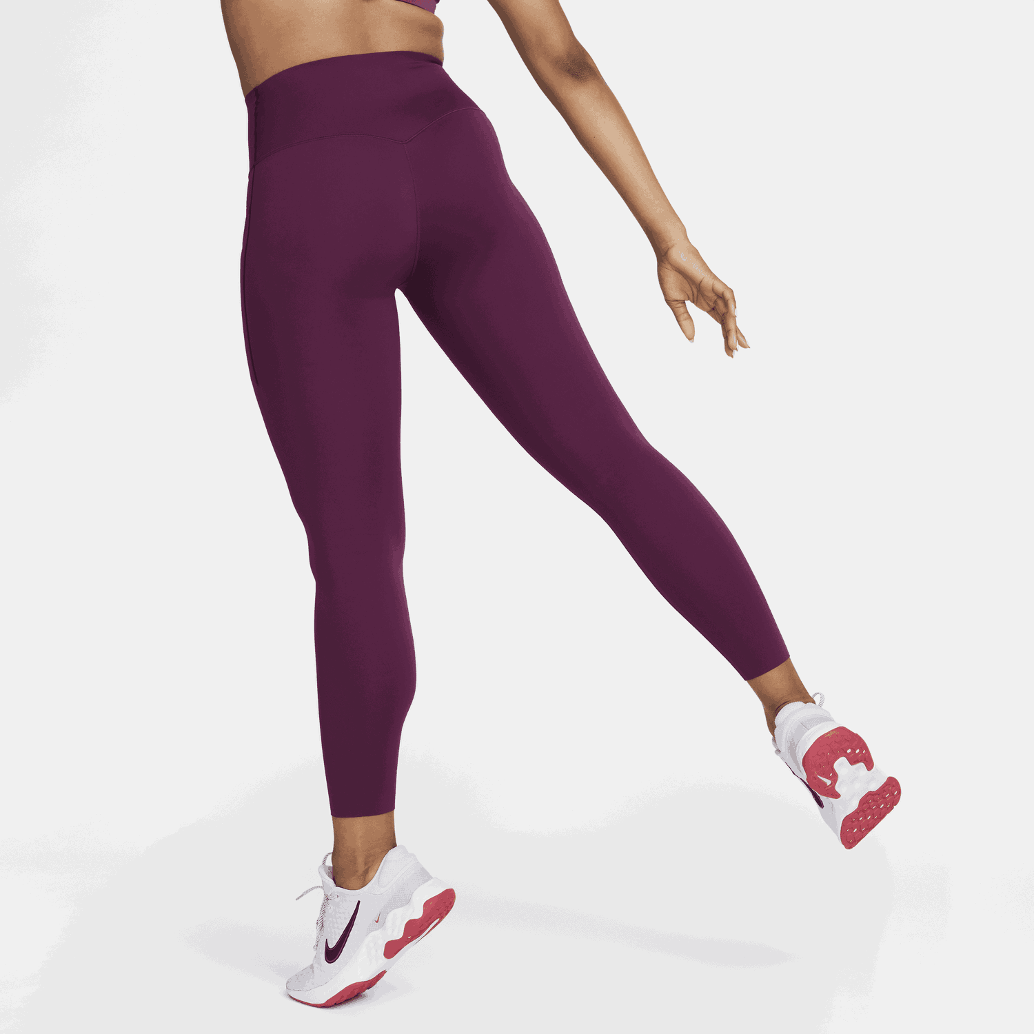 Legíny Nike Universa Medium-Support High-Waisted 7/8 Leggings with Pockets Fialová | DQ5897-610, 1