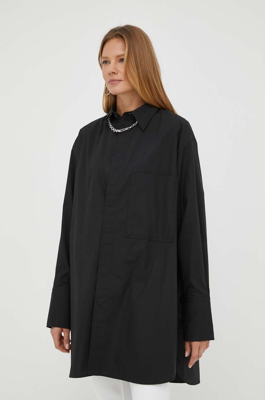 Košeľa G-Star Raw Oversized Boyfriend Shirt Čierna | D22492.D308, 0