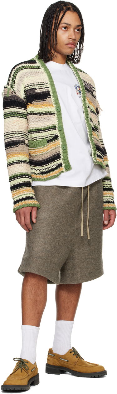 Sveter Off-White Off-White Premium Quality Striped Knit Cardigan Rôznofarebný | OMHB02FS25KNI0015000, 3