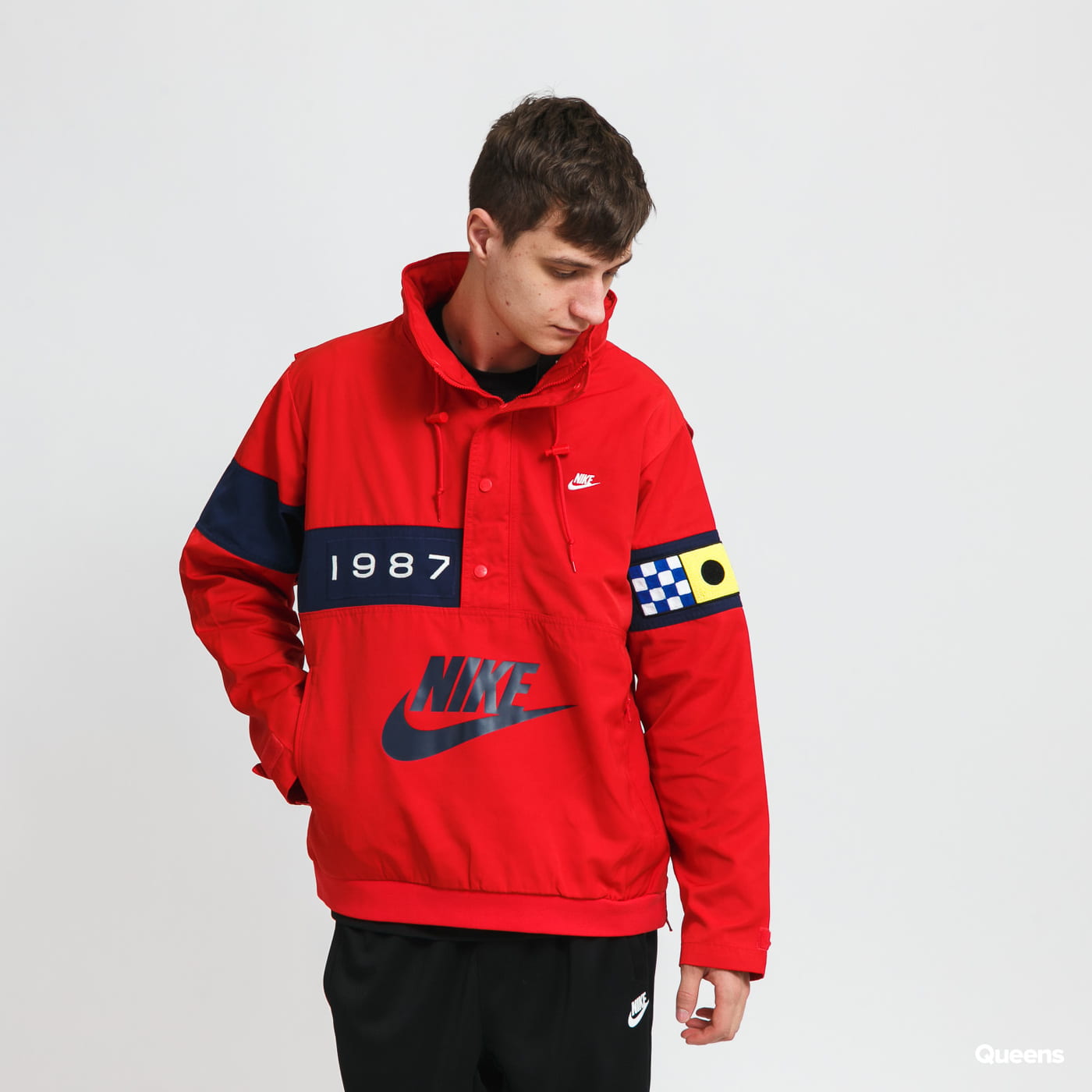 Bunda Nike Reissue Walliway Woven Jacket Červená | DA0366-657, 0
