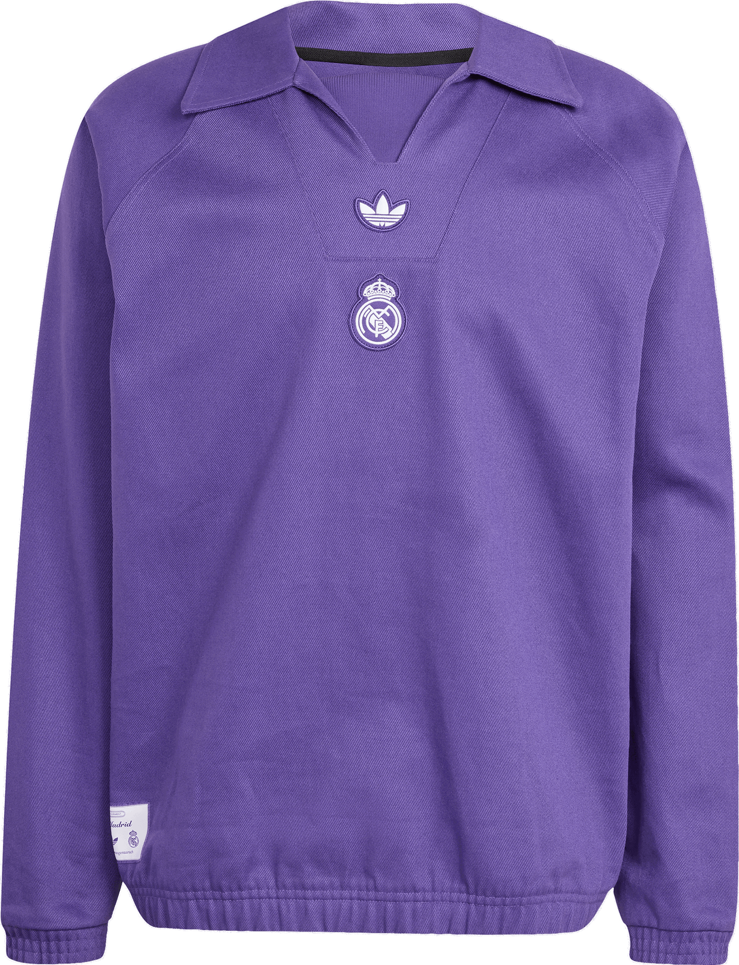 Sveter adidas Performance Real Madrid Terrace Icons Drill Top Fialová | JF2578, 1