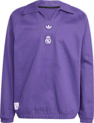 Sveter adidas Performance Real Madrid Terrace Icons Drill Top Fialová | JF2578, 1