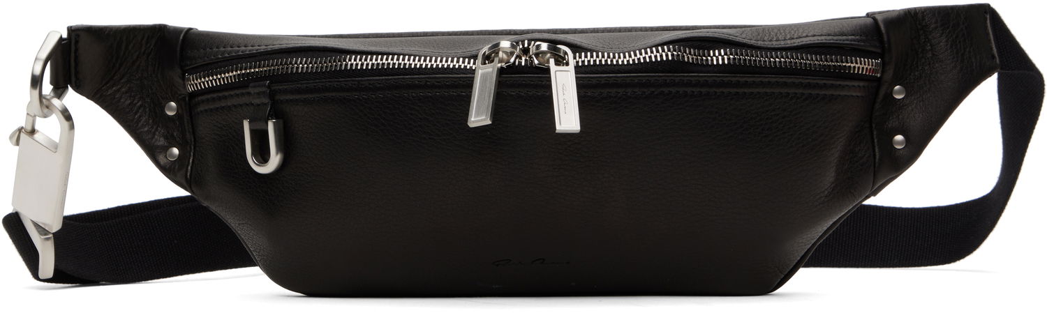 Ľadvinka Rick Owens Rick Owens Hollywood Geo Bumbag Čierna | RA01E0630 LCN, 0