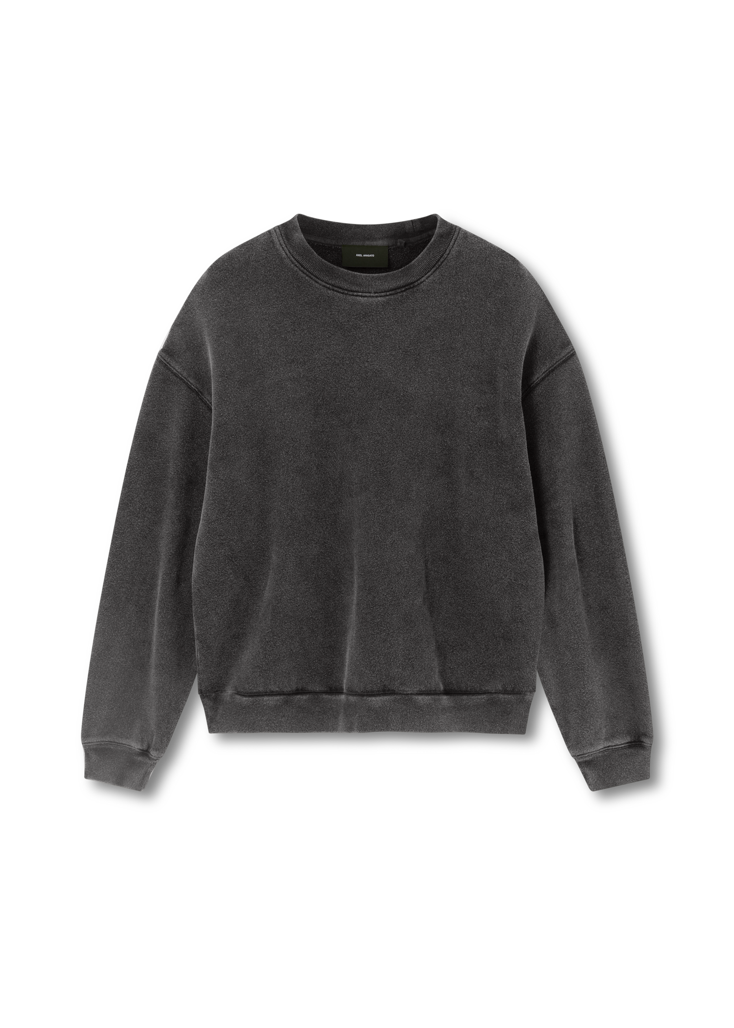 Mikina AXEL ARIGATO Typo Light Washed Crewneck Sweatshirt Čierna | A3017001, 0