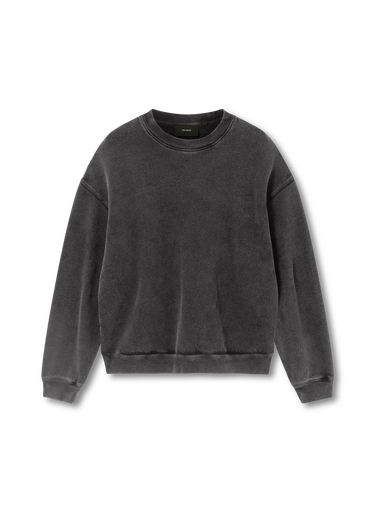 Mikina AXEL ARIGATO Typo Light Washed Crewneck Sweatshirt Čierna | A3017001, 0