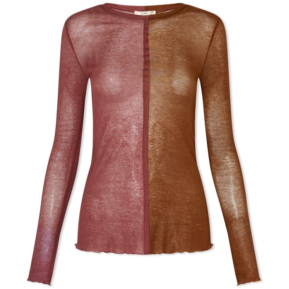 Tričko (di)vision Paragon Split Top Hnedá | DVN-014AW22-MBR, 0