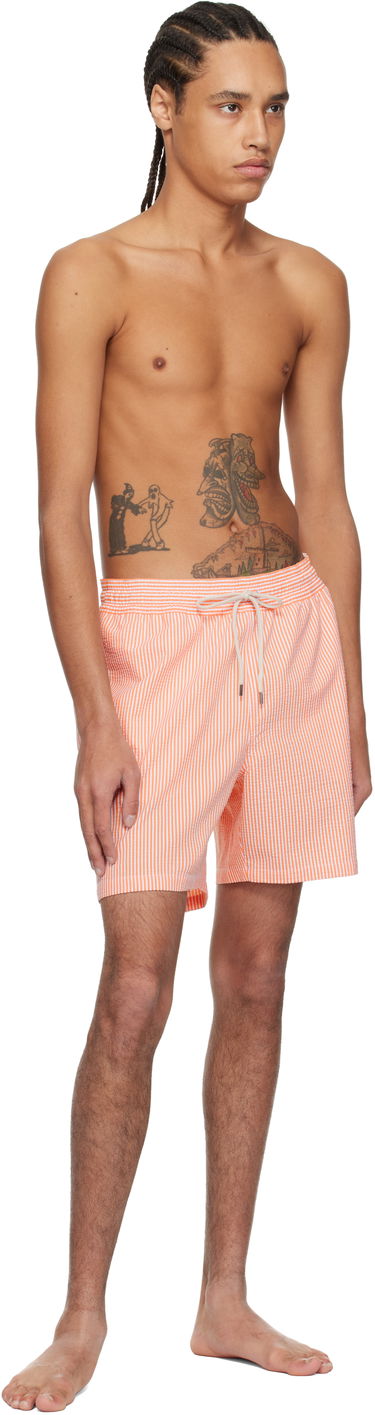 Plavky Polo by Ralph Lauren Ralph Lauren Traveler Striped Swim Shorts Oranžová | 710957784006, 3