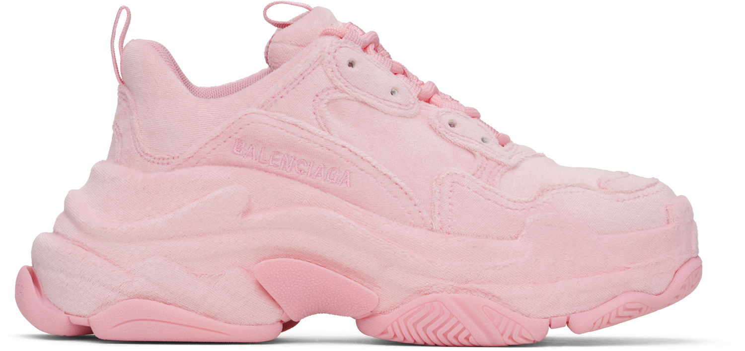 Tenisky a topánky Balenciaga Triple S Ružová | 524039 W3TSV, 0