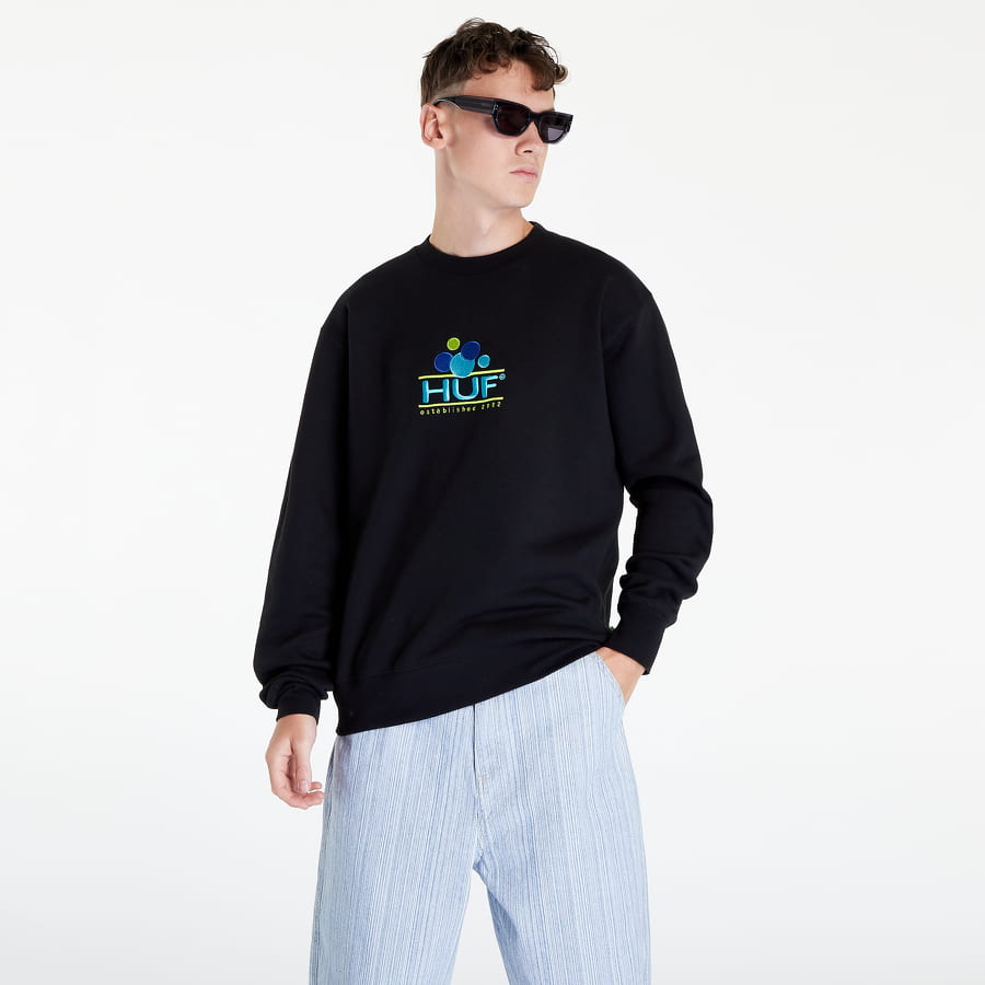 Tričko HUF Fun Crew Čierna | PF00464 BLACK, 0