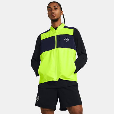 Bunda Under Armour Launch Bodywarmer für Herren High Vis Gelb / Midnight Blaue Marine Žltá | 1383238-731, 0