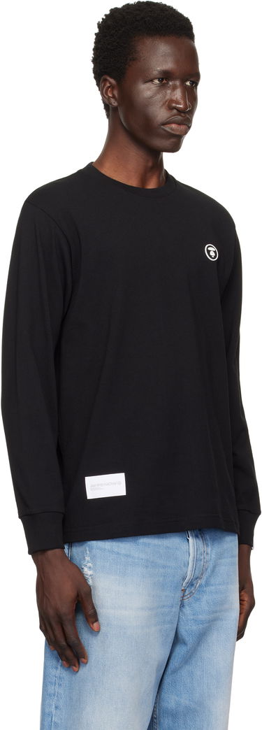 Tričko AAPE by A Bathing Ape AAPE by A Bathing Ape 'AAPE Now' Long Sleeve T-Shirt Čierna | AAPLTM1540XXNBKX, 1
