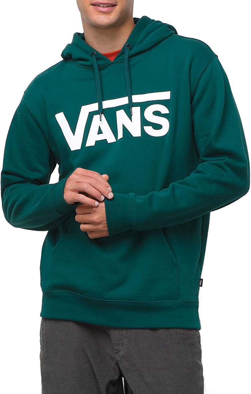 Mikina Vans Classic II Hoodie Zelené | vn0a456bbks1, 0