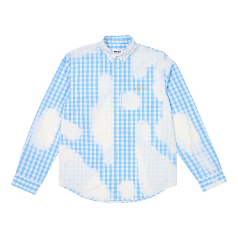 Košeľa Palace Bleached Out Shirt Modrá | P26SHT026