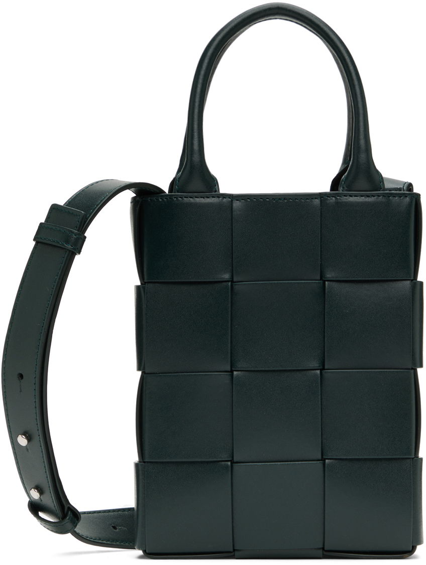 Tote bag Bottega Veneta Mini Cassette Tote Bag Zelené | 758055 VB1K0, 0