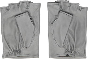 Rukavice OUR LEGACY Our Legacy Biker Leather Fingerless Gloves Šedá | A2258BPL, 3
