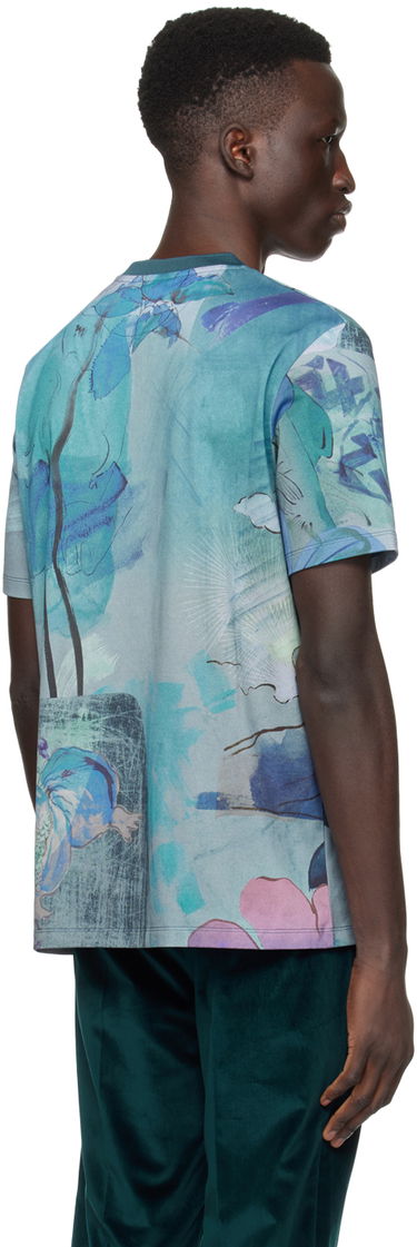Tričko Paul Smith Paul Smith Printed T-Shirt Modrá | M1R-919T-MP4275-47, 2